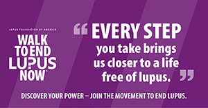 Every Step you take brings us closer to a life free of lupus