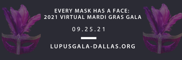 Virtual Mardi Gras Gala Email Banner