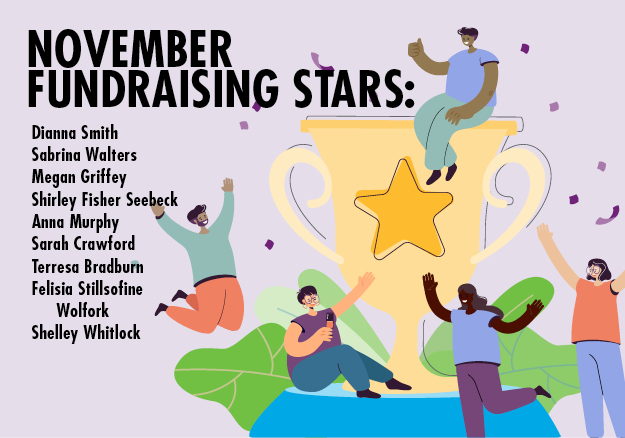 November 2021 Fundraising Stars